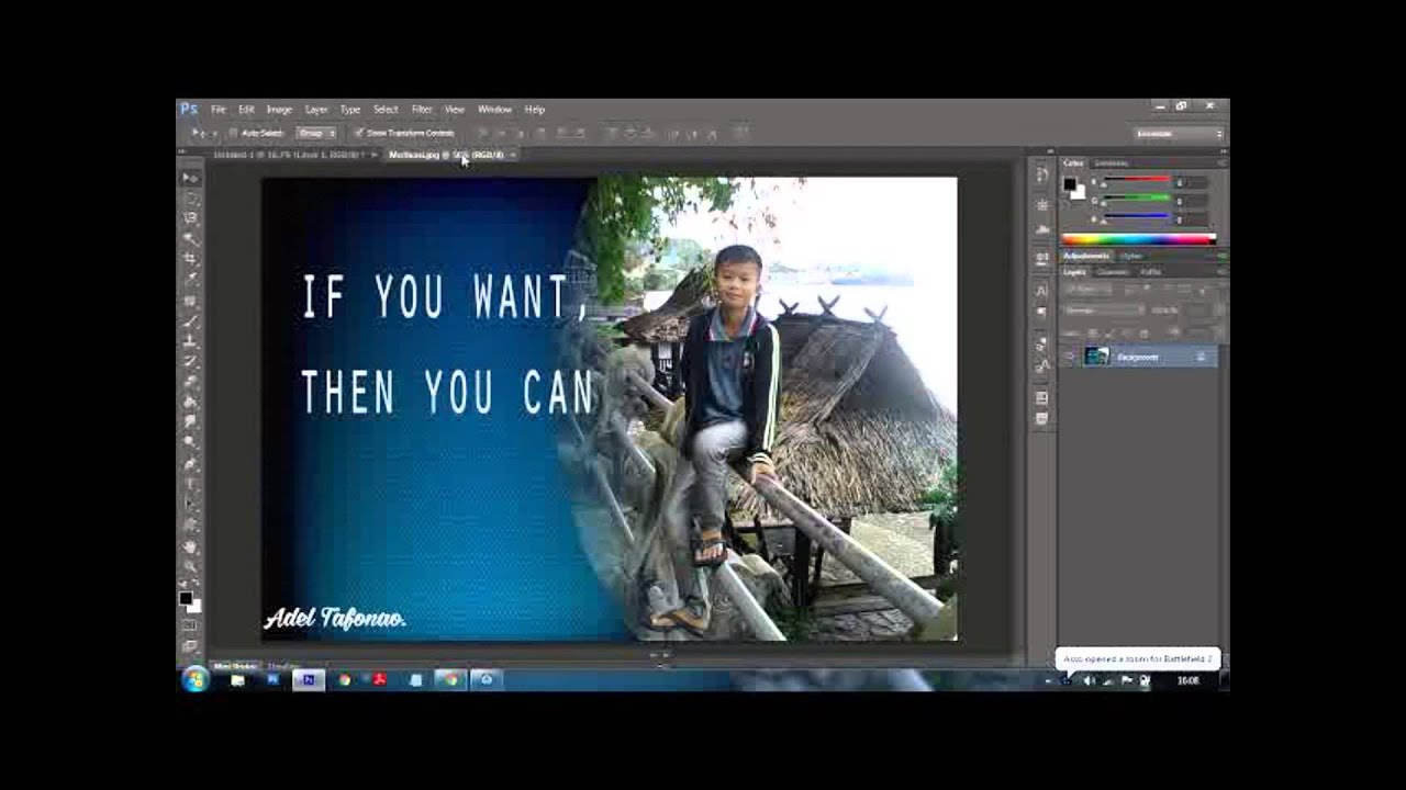 TUTORIAL MENGGUNAKAN PHOTOSHOP - YouTube