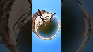 Small Lake Near Isha Foundation Chikballapur  #insta360 #youtubeshorts #karnataka