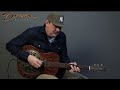 dream guitars 2024 c.f. holcomb 20th anniversary kodiak the tree mahogany guitardemo resonator