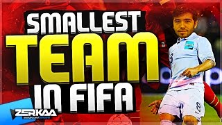 SMALLEST TEAM ON FIFA | FIFA 15 ULTIMATE TEAM