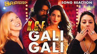 KGF Gali Gali Song Reaction! Hindi | Kannada | Grrls Edition! YASH | Neha Kakkar