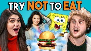 Try Not To Eat Challenge - Nickelodeon Food | People Vs. Food