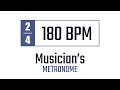 180 bpm 2 4 metronome