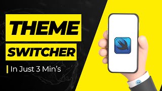 SwiftUI Theme Switcher in 3 Minutes – Light & Dark Mode Made Easy!