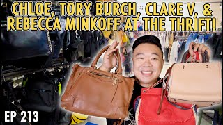 CHLOE, TORY BURCH, CLARE V, \u0026 REBECCA MINKOFF AT THE THRIFT!  EP. 213