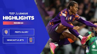 Perth Glory v Newcastle Jets - Highlights | Isuzu UTE A-League 2023-24 | Round 20