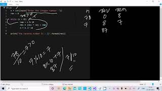 How to reverse number in python | 3 ways