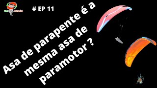 Da pra voar no paramotor com asa de voo livre ? # EP 11