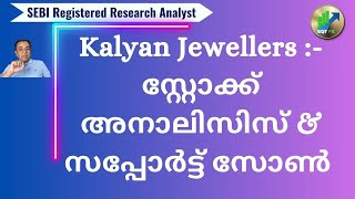 Kalyan Jewellers : - സ്റ്റോക്ക് അനാലിസിസ് \u0026 സപ്പോർട്ട് സോൺ