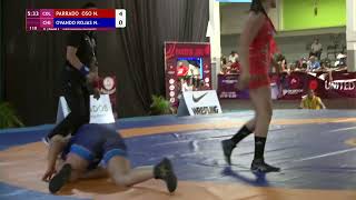 Round 3 WW - 68 kg: N. PARRADO  OSO (COL) v. N. OVANDO ROJAS (CHI)