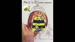 Honey bee drawing ideas | Fun art | Honey bee