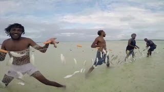 Fishing for dinner in Vanuatu