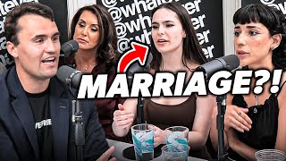 Charlie Kirk SCHOOLS ØnlyFans Girls On Why MARRIAGE Is Important