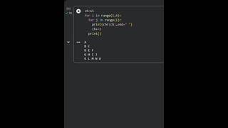 How to Code Alphabet Triangle Patterns in Python in @code @LearnByparam #tutorial