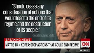 Gen. Mattis delivers stern warning to North Korea