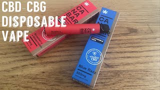 CANABAR CBD+CBG Disposable Vape From Vitality CBD.