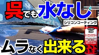 【198円】呉シリコンスプレーでも水不要!?本当にそんなことが出来るのか？これが出来ればコスパ最強の洗車アイテムに！silicon car wash｜洗車好き