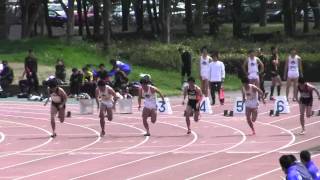 2012年第2回筑波大学競技会(4/15) 男100m 1組