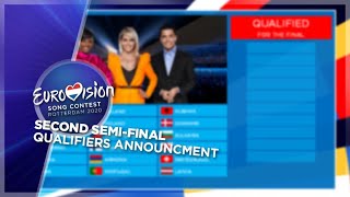 The exciting qualifiers announcement of the second Semi-Final - Eurovision 2020