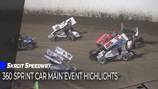 Skagit Speedway 360 Sprint Cars A-Main / September 7, 2024