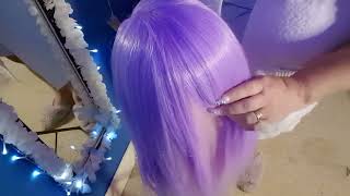 ASMR ~ Relaxing Hair Brushing, Combing, and Scalp Treatment At The Moonlight Salon