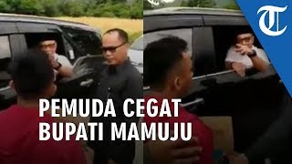 Video Viral! Aksi Kelompok Anak Muda Desa Pokkang Adang Bupati Mamuju