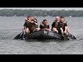 2-107 CAV conducts zodiac water training at exercise Northern Strike