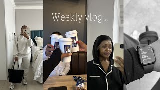 Weekly vlog/ new hair/ 5k run/ yapping / homebody days/ hair maintenance & pialtes