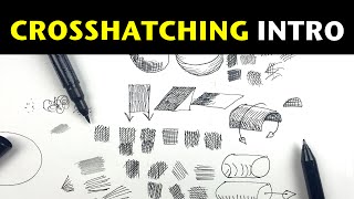 Pen and Ink Crosshatching | A simple introduction