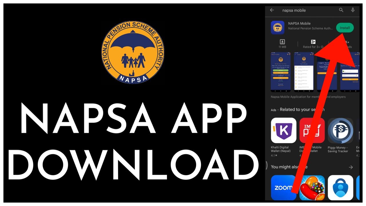 How To Download And Install The Napsa App 2023? - YouTube