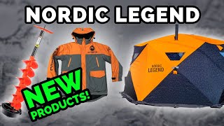 NEW Nordic Legend Ice Auger, Ice Fishing Hub Shelter \u0026 Ice Suit