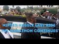 #NIPSEYHUSSLE #nipseyhusslememorial Nipsey Hussle one last victory lap through CRENSHAW AND SLAUSON