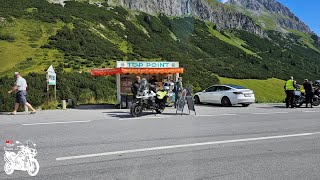 Pfunds 2024 Tag 8  Hahntennjoch- Flexenpass - Arlberg