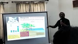 அபுதாபி மாங்குரோவ் காடு - பேராசிரியர் கதிரேசன். Abuthabi Mangrove forest - Prof. Kathiresan.