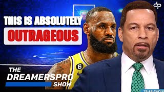 Chris Broussard Nearly Falls Off His Chair On Live TV After Seeing The Lakers Fr