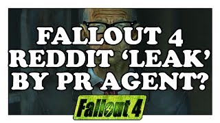 FALLOUT 4 NEWS - Details Leaked by PR Agent? FAKE