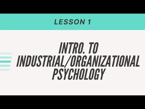 What are the three subfields of industrial/organizational psychology quizlet?