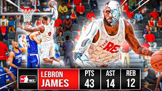 AI LEBRON JAMES is UNSTOPPABLE on NBA 2K23! *NEW* BEST BUILD in NBA 2K23!