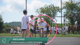 ZÓNA TV - ISKOLAPAD - NYIRÁD - Olimpiai majális a nyirádi iskolában - 2024.06.05.