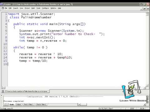 12 How to check number is Palindrome Number or not in java 12 How to check number is Palindrome Number or not in java