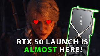 RTX 50 Is ALMOST HERE! Witcher 4 \u0026 Nvidia Teases Blackwell