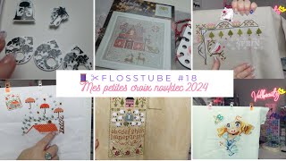 Flosstube #18 My progress from November and December 2024