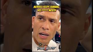 David Benavidez REVEALS what caused the BRAWL with Morrell!