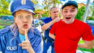 My Sister Cop Pranked Me!! (ARRESTED)