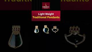 Lightweight Traditional Pendant |  variety Pendants | Krishna Jewellery Chalakudy