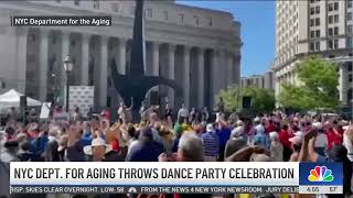 NYC Department for the Aging throws intergenerational groove dance party