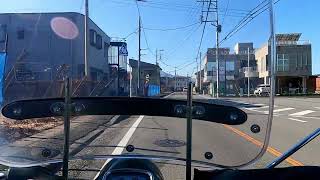 スーパーカブAA01  1997年式　走行動画　朝の走行③　穏やかな日差し　寒くない　おっぱいウインカー