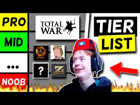 I Brutally Ranked ALL Total War YouTubers on a Tier List