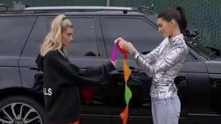 Hailey Bieber \u0026 Kendall Jenner - handshake | Carpool Karaoke