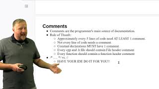 Coding Standards and Comments
